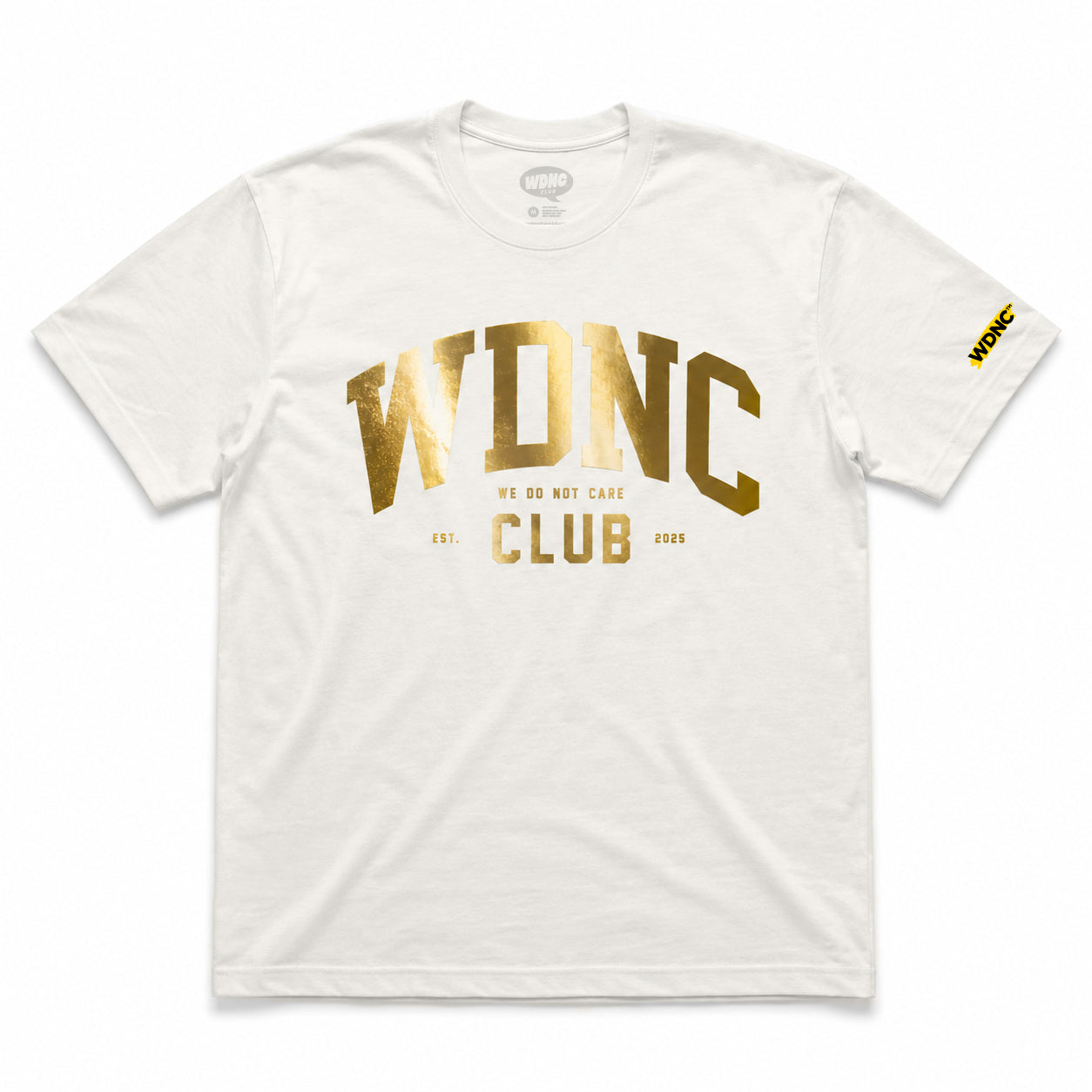 WDNC COLLEGIATE ACTIVE TEE (FOIL PRINT) - PRE ORDER